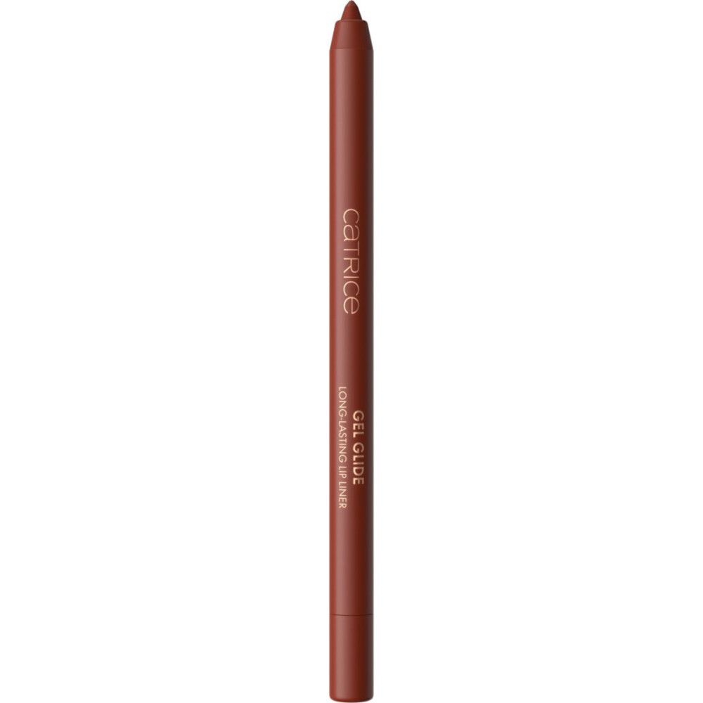 Lippenkonturenstift. Braun. Aufschrift: Catrice, Gel Glide Long-lasting Lip Liner.