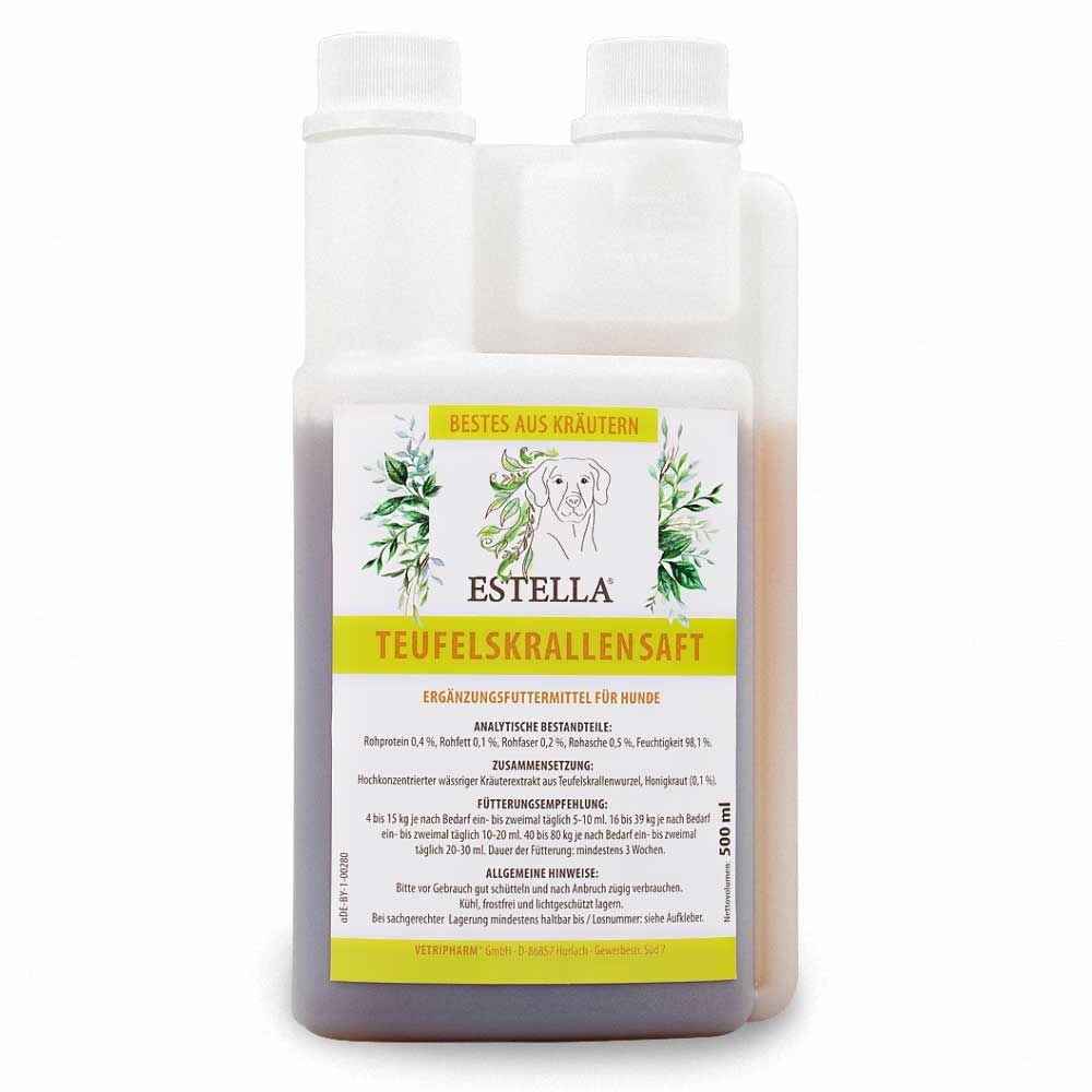 Estella Hunde Teufelskrallensaft 500 ml Flüssigkeit