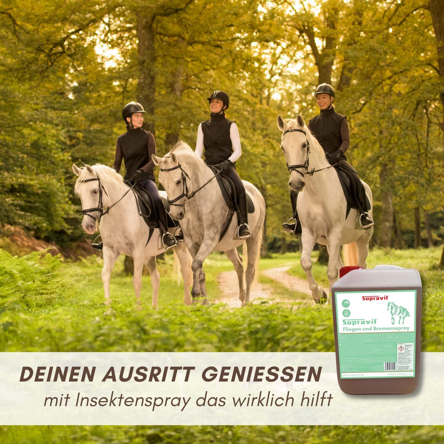 Supravit Bremsen & Fliegenspray Pferd | Effektiver Insektenschutz