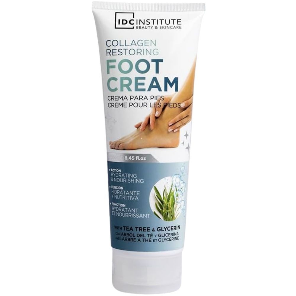Idc Institute Regenerierende Fußcreme mit Kollagen & Teebaumöl 250 ml Creme