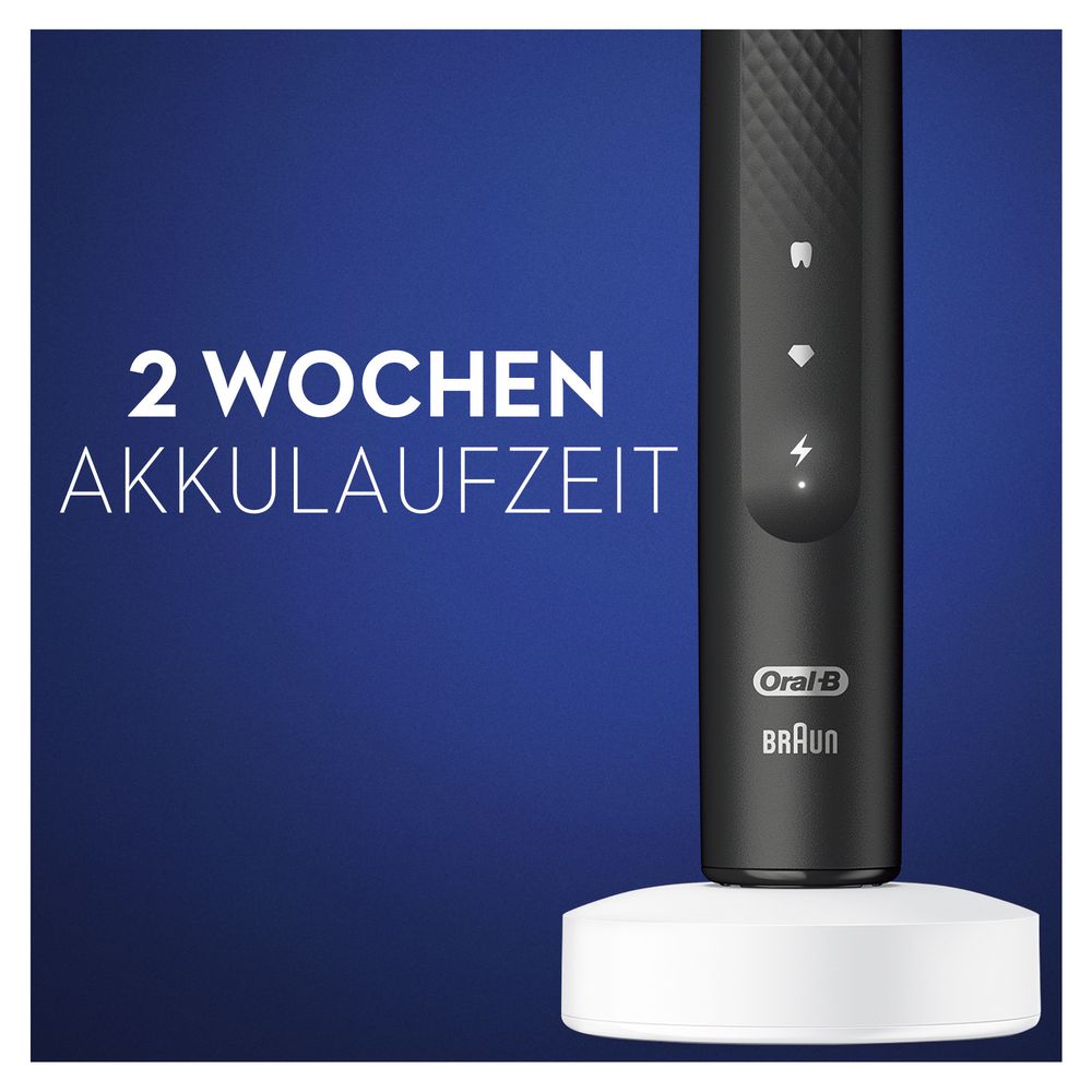 Oral-B - Elektrische Zahnbürste "Pulsonic Slim Clean + 2. Handstück" in Schwarz und Weiß