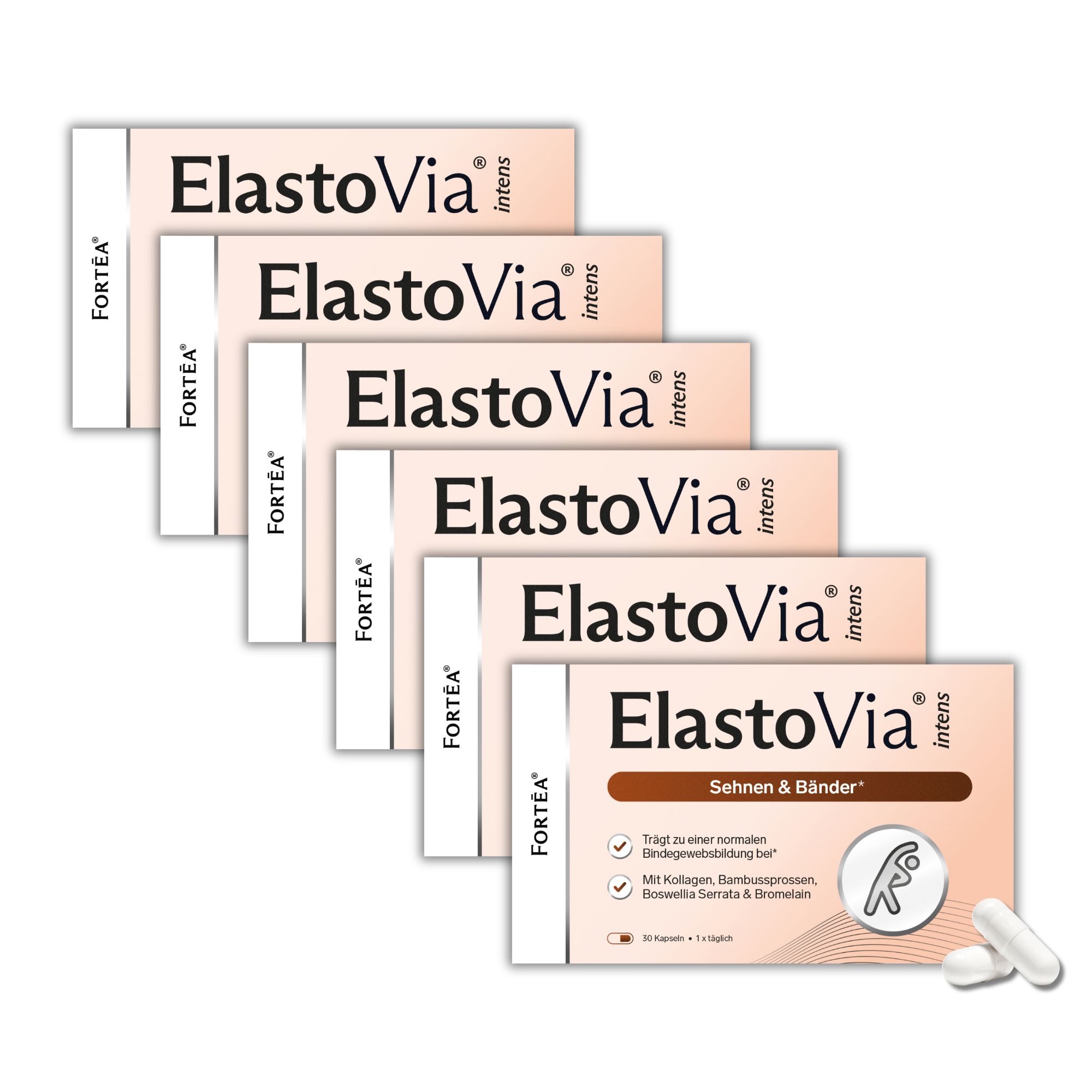 Fortea® ElastoVia® intens – Sehnen & Bänder 180 St Kapseln