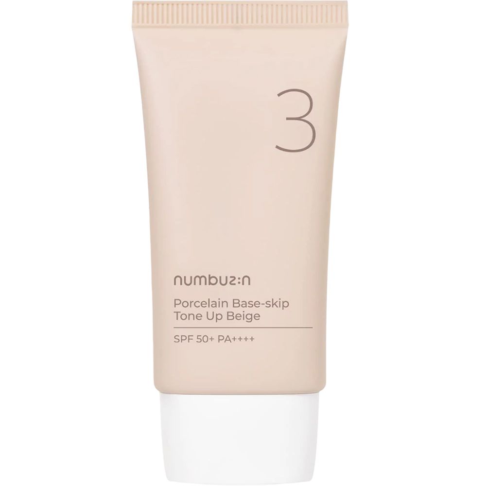NUMBUZIN No.3 Porcelain Base-skip Tone Up Beige Primer Foundation