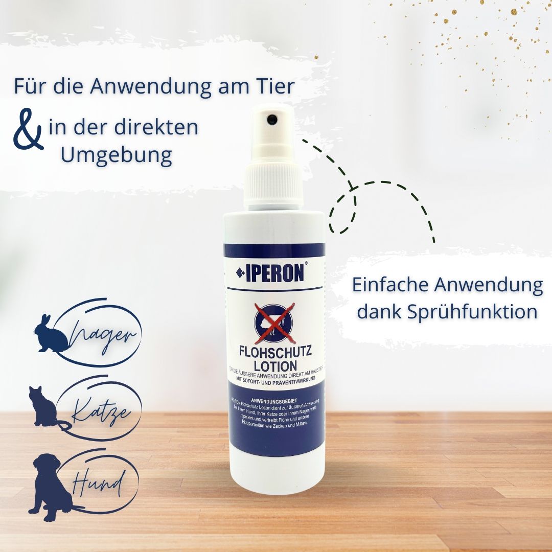 IPERON® Flohschutz Trio - Lotion, Shampoo & Puder im Set