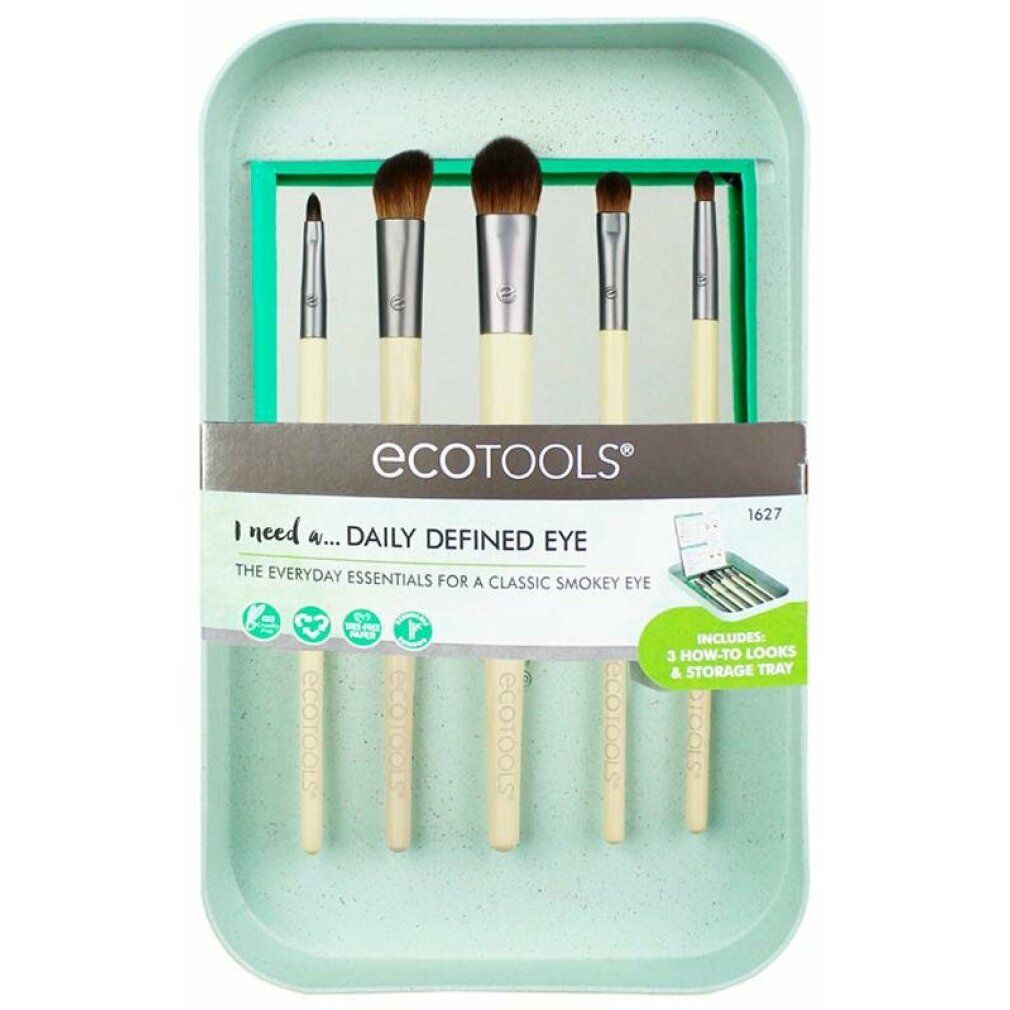 1 ECOTOOLS Quotidiano Definito Occhio Kit 5 Set Pennelli ""ET-1627"" Di gioia - Immagine 5