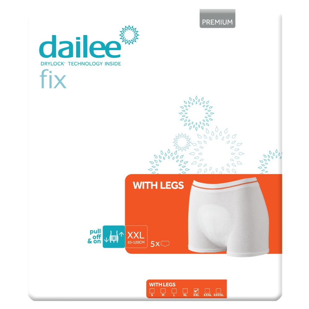 Dailee Fix Fixierhosen für Inkontinenzeinlagen 5 St