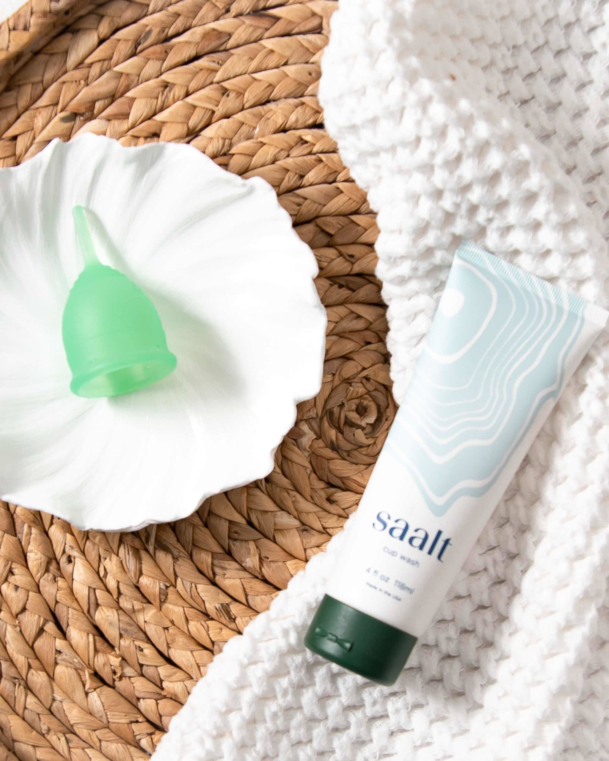 Saalt Reinigung für Menstruationstassen