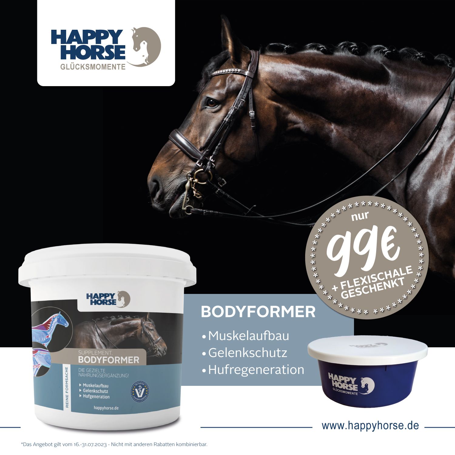 Happy Horse Bodyformer für Pferde 4,5 kg