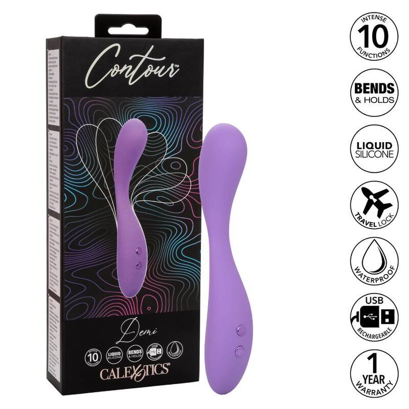 Calexotics - flexibler Silikonvibrator mit 10 Modi