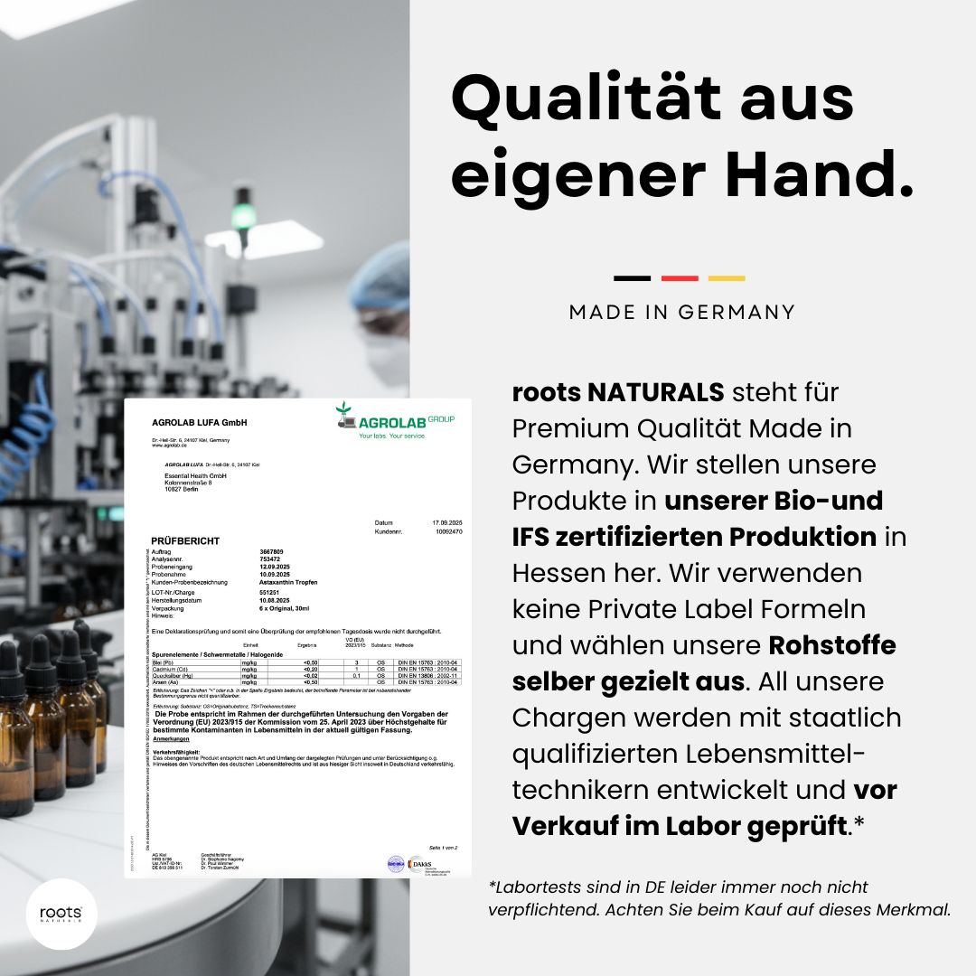 roots Naturals® Astaxanthin+ Antioxidans