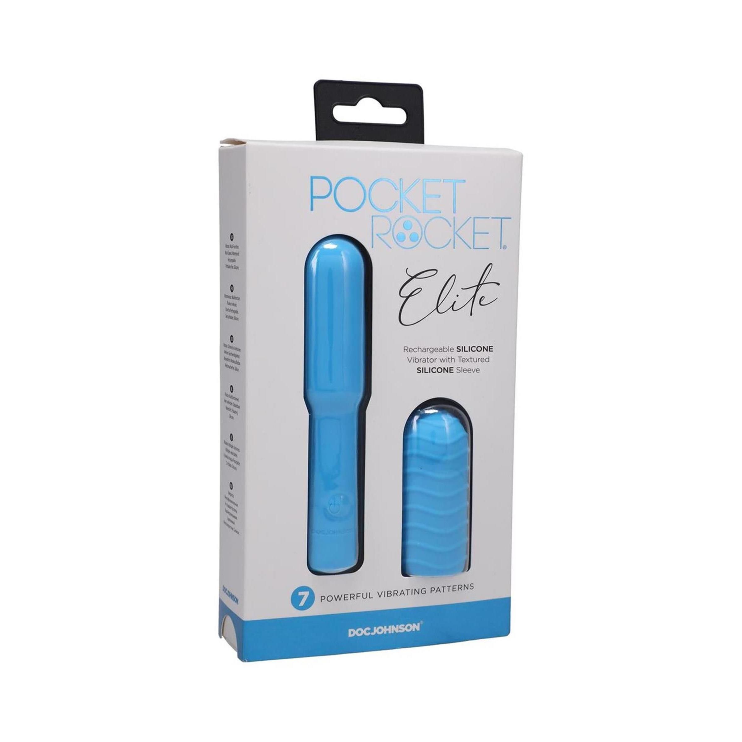 Doc Johnson - Elite - Mini Vibrator with Interchangeable Attachment