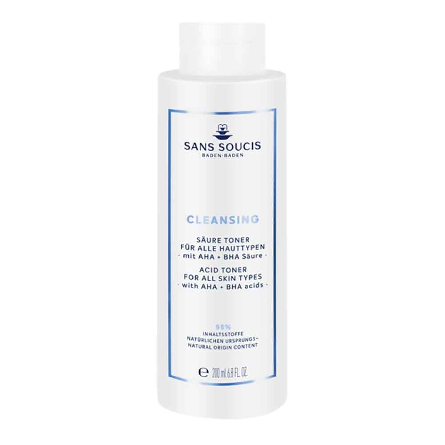 Sans Soucis Cleansing Säure Toner mit AHA + BHA Säure