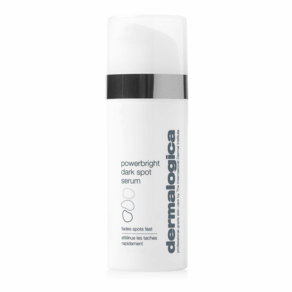 Dermalogica Powerbright Dark Spot Serum Spenderflasche mit Pumpspender.