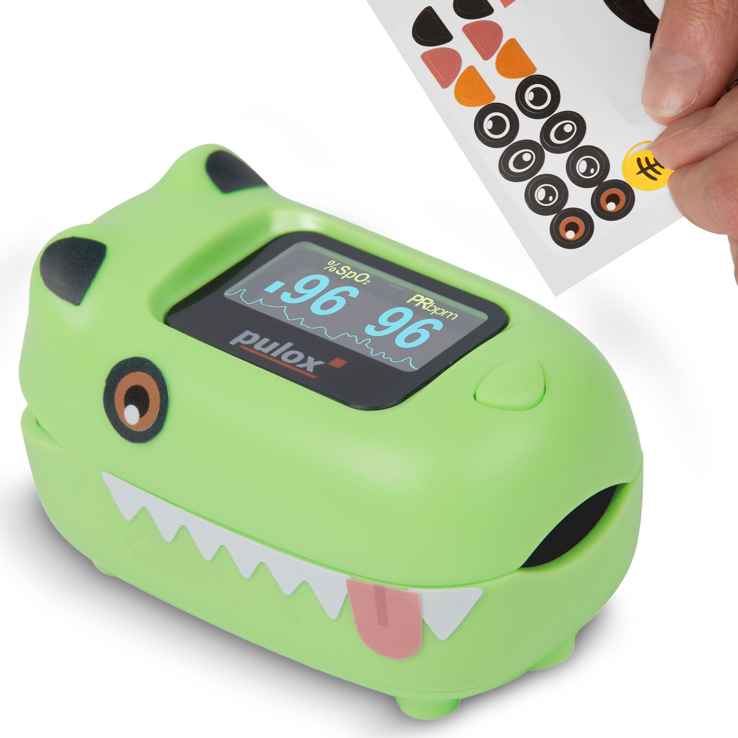 Pulox PO-230 - Finger-Pulsoximeter für Kinder - Grün