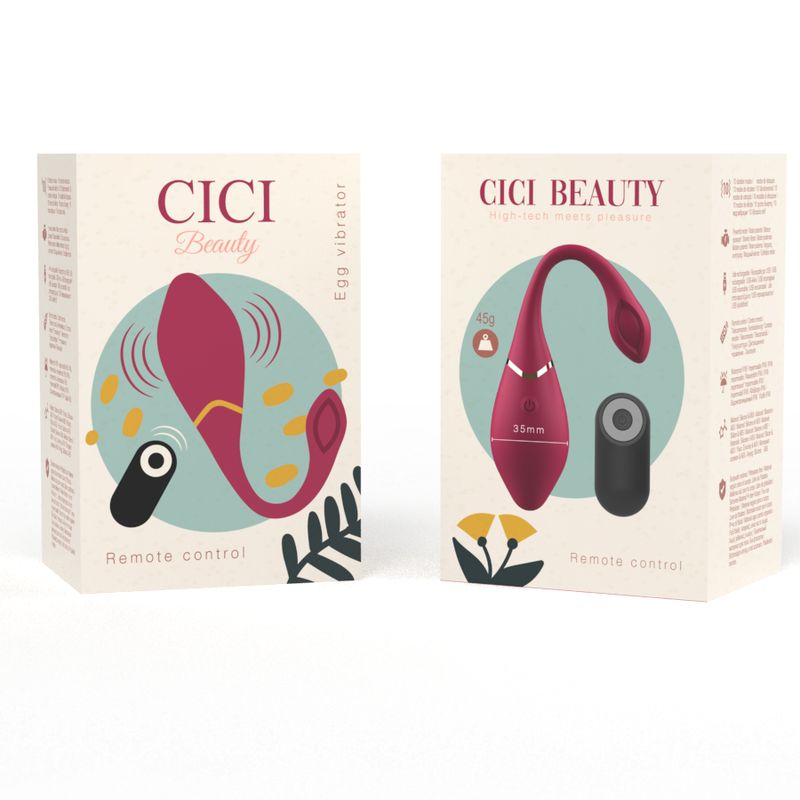 Cici Beauty - Cici Beauty - Silikon Ei-Vibrator mit Fernbedienung