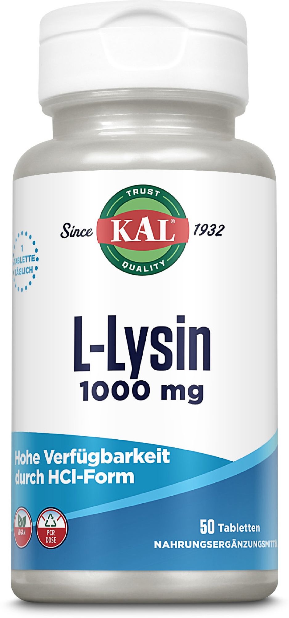 L-Lysin 1000 mg KAL Tabletten 50 St