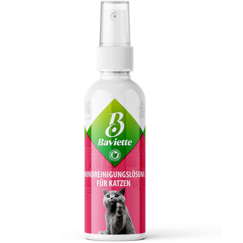 Baviette Wundreinigungslösung für Katzen