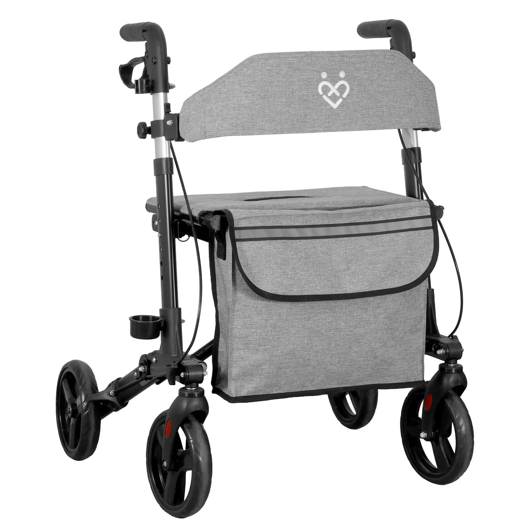 ForeverSenior Aluminium Rollator - 3-fach faltbar mit Schnellverstellung 7,2kg 1 St