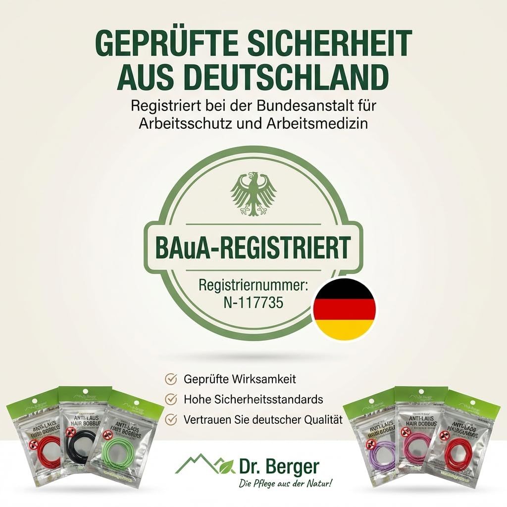 Anti-Laus Haargummis gegen Kopfläuse
