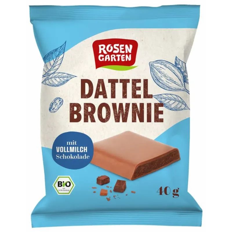 Rosengarten - Dattel Brownie Vollmilch