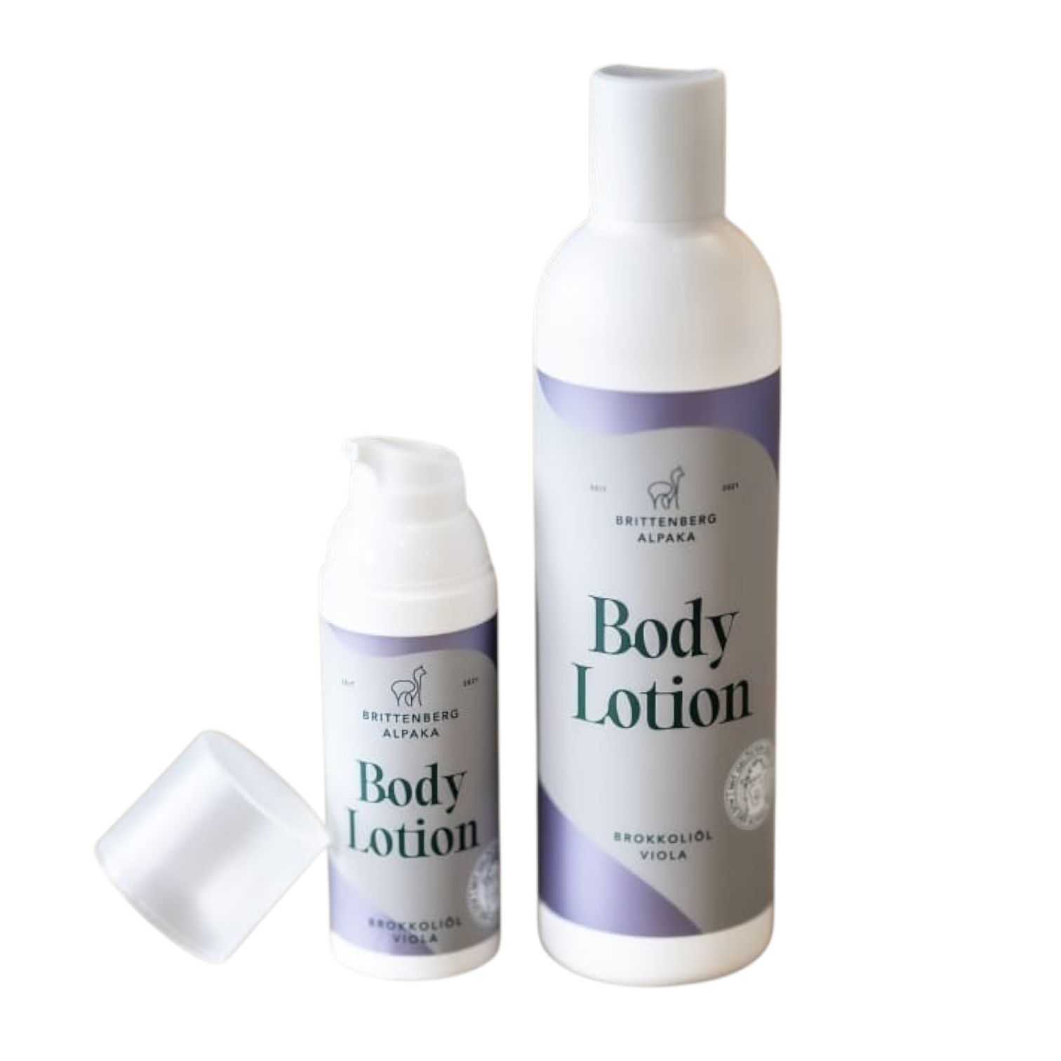 Brittenberg Alpaka Bodylotion mit Brokkoliöl und Viola 50 ml Körperlotion