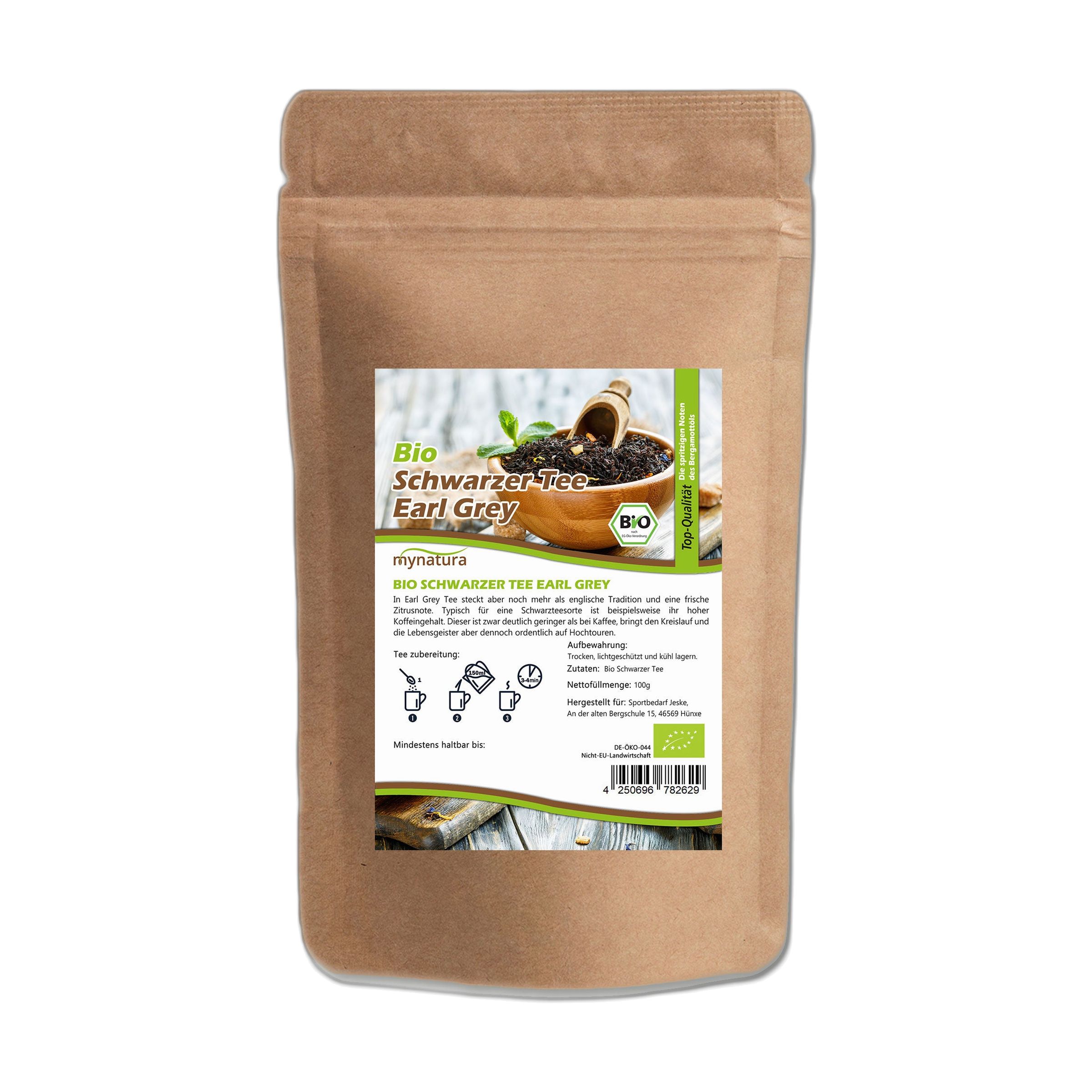 Mynatura Bio Earl Grey Schwarztee 100 g