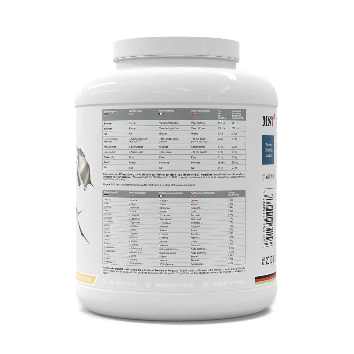 MST - Best Isolate Protein 2,01 kg Pulver zur Herstellung einer Lösung zum Einnehmen