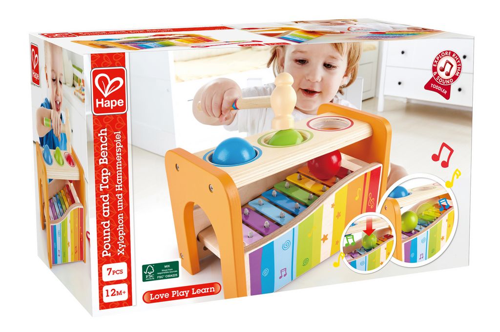 Hape Xylophon und Hammerspiel