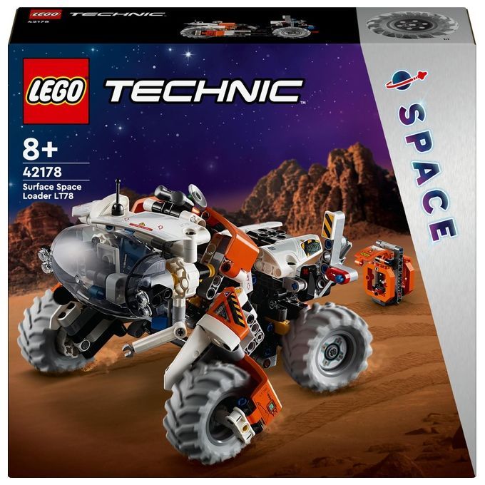 LEGO Technic 42178 Loader Spaziale LT78, Giochi Spaziali per Bambini 8+, Veicolo Giocattolo per l'E