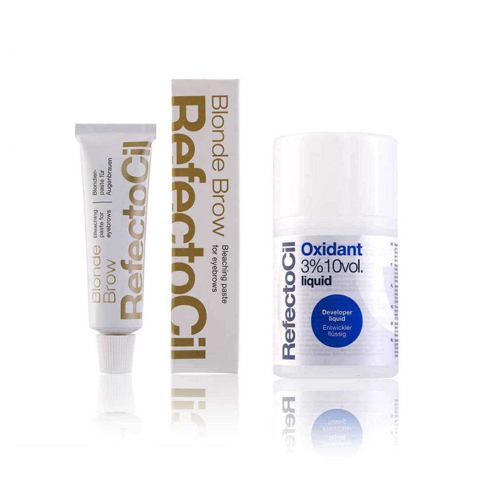Refectocil Blondierpaste Blonde Brow & Refectocil Oxidant flüssig 3% Set