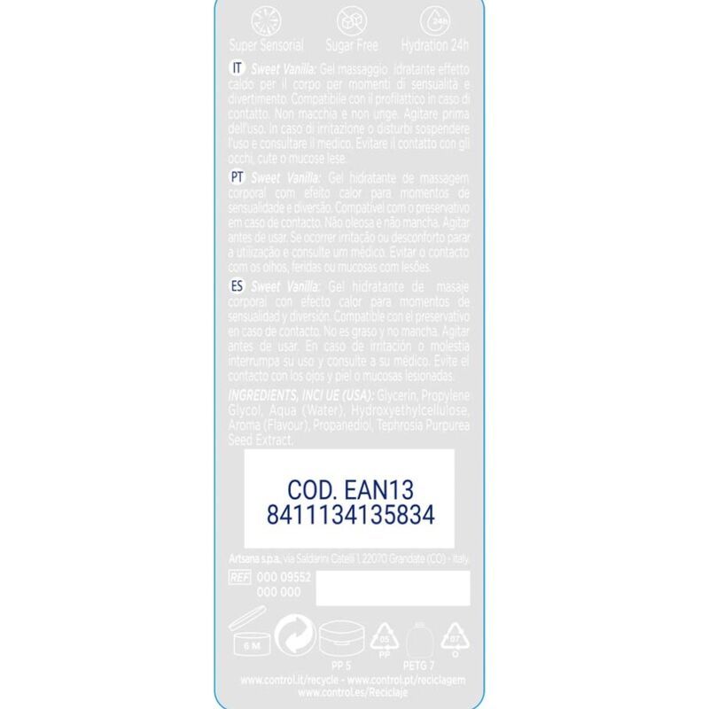 Rückseite der Produktverpackung. Text in verschiedenen Sprachen, darunter italienisch, portugiesisch und spanisch. Enthält eine EAN-Nummer.