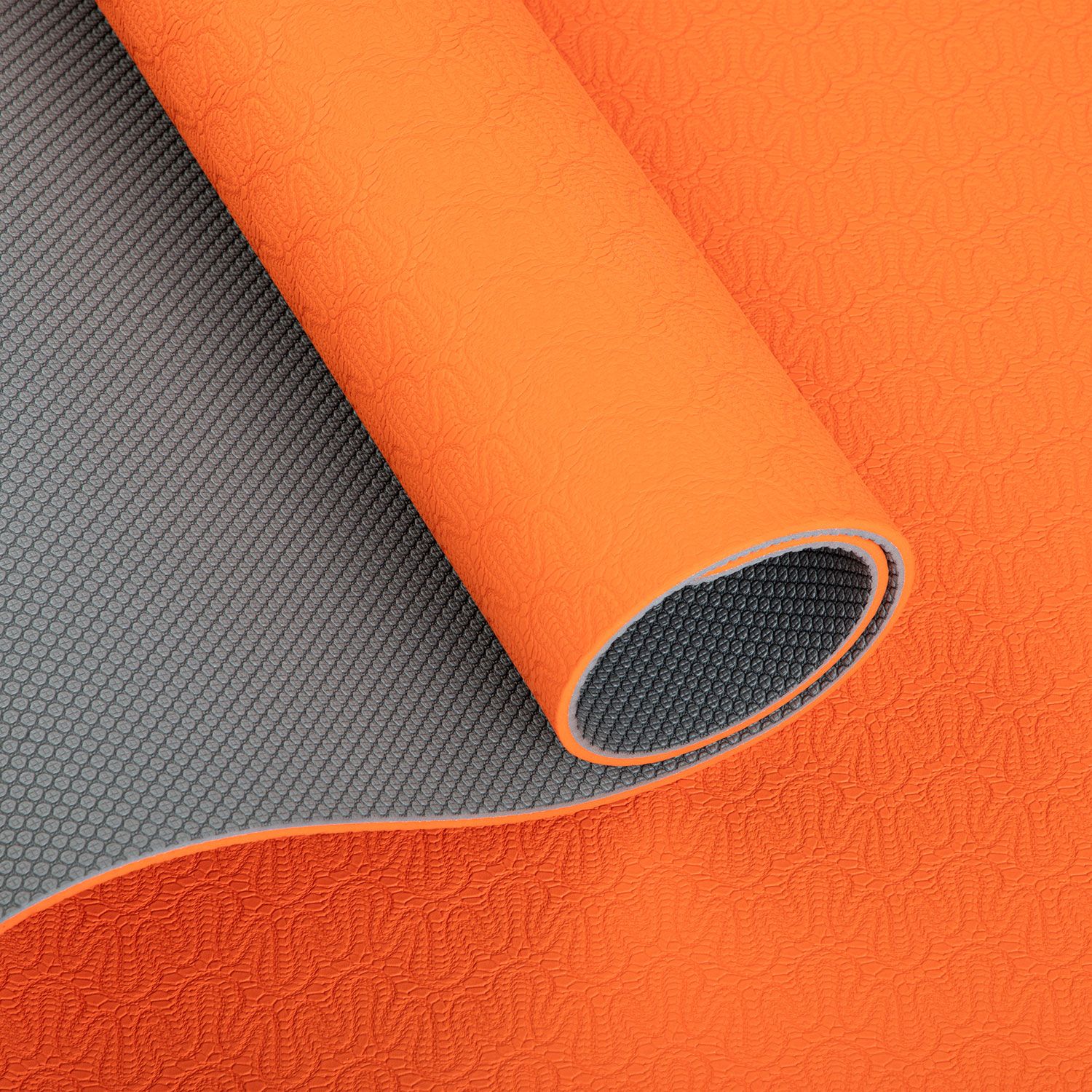 Yogamatte Lotus Pro, TPE orange/anthrazit  942-NOR