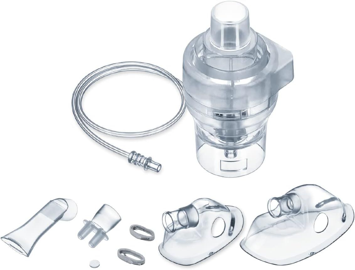Beurer Inhalator, Inhaliergerät mit Akku zur Behandlung der oberen & unteren Atemwege