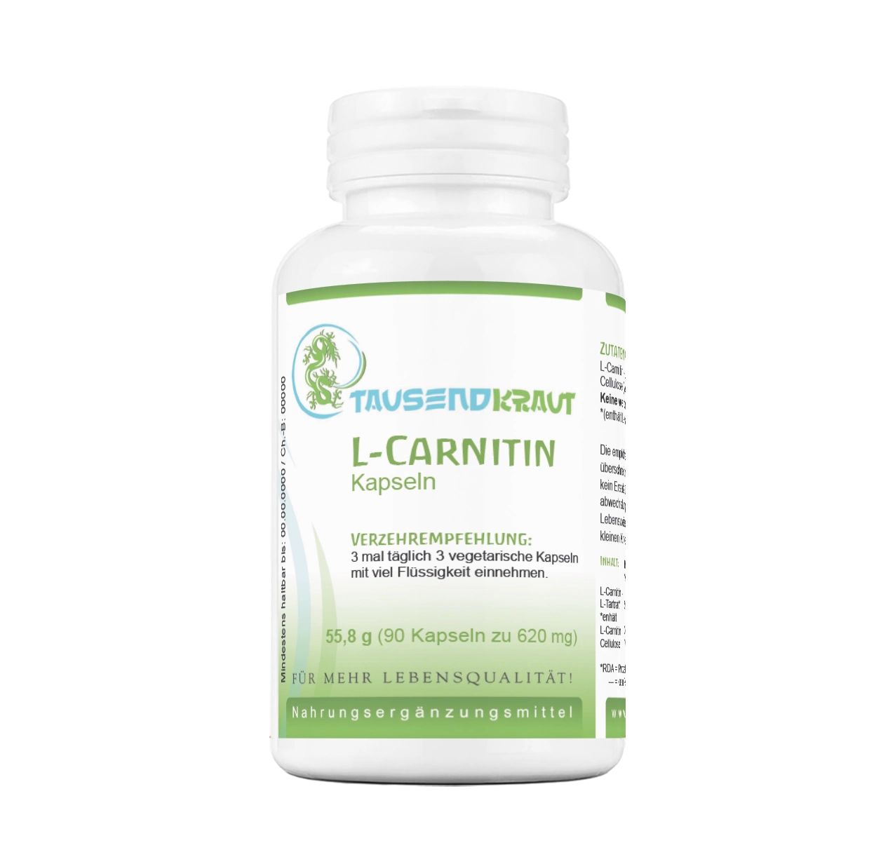 Tausendkraut L-Carnitin Kapseln 0,056 kg