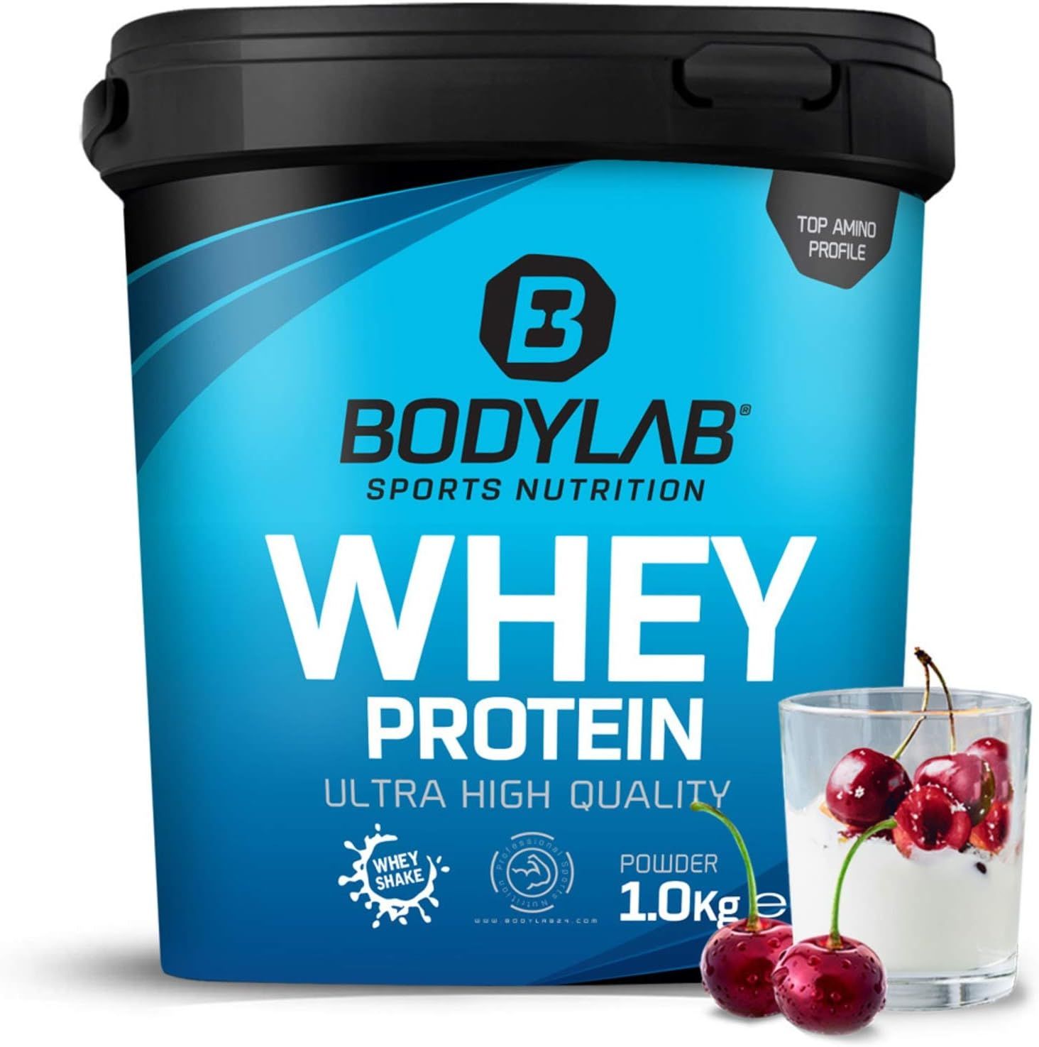 Bodylab24 Whey Protein Pulver, Kirsch-Joghurt