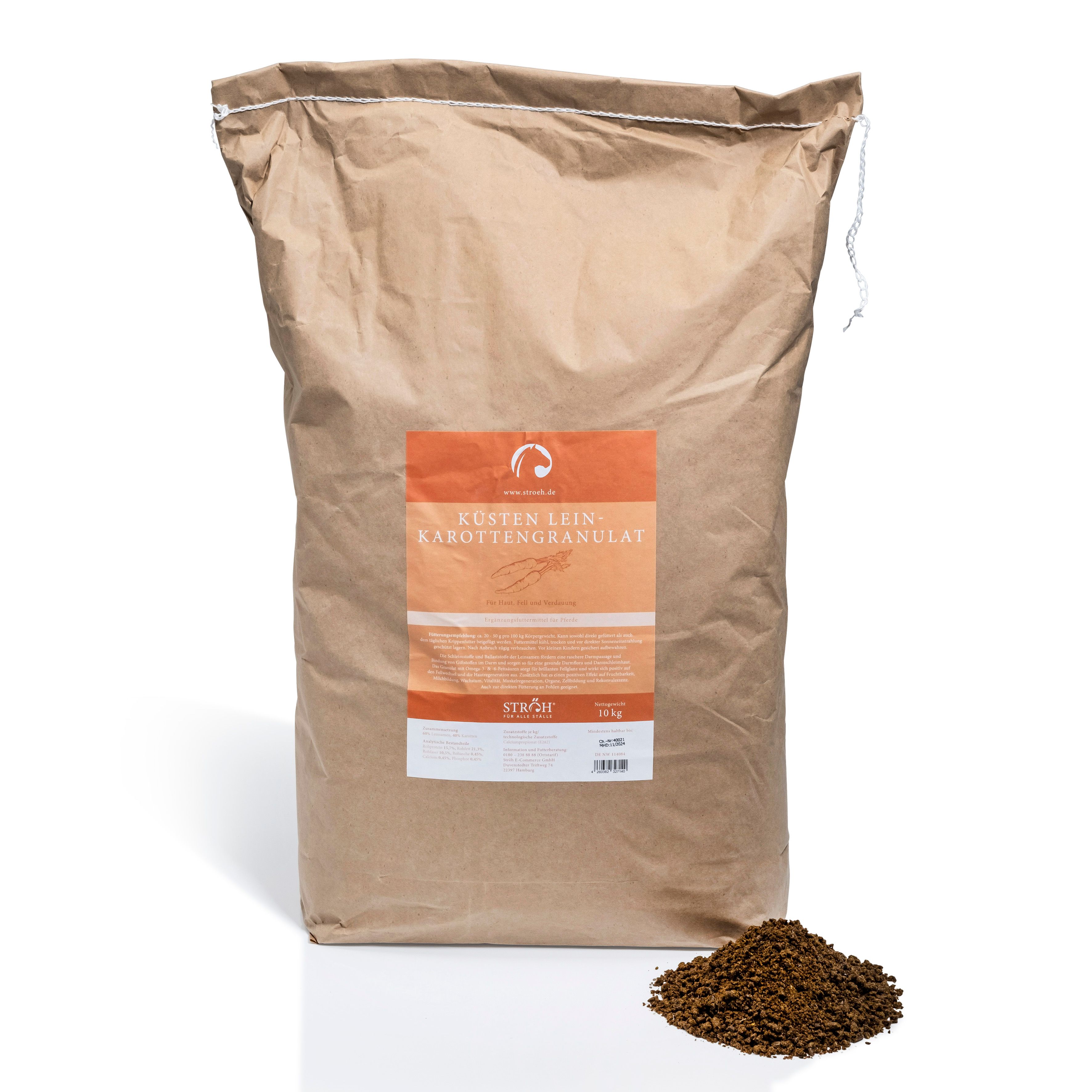 STRÖH Küsten Lein-Karottengranulat  Tüte