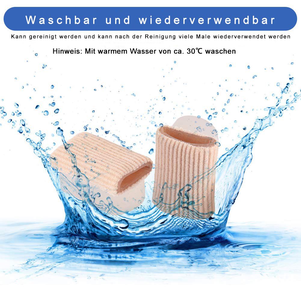 Zehenspreizer Gel , Soft-Silikon Zehentrenner, weich & bequem, unisex