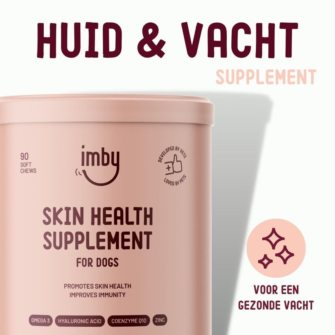 Imby Skin Health - Pflanzliche Kausnacks für Haut und Fell des Hundes