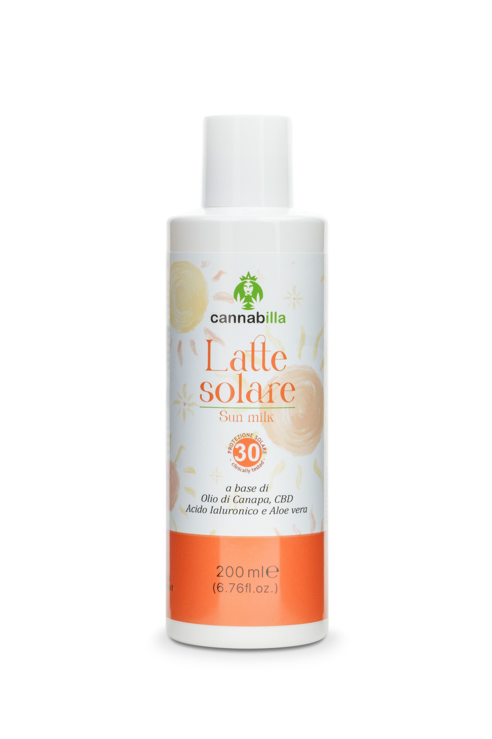 Cannabilla -  Latte Protezione Solare alla Canapa SPF 30