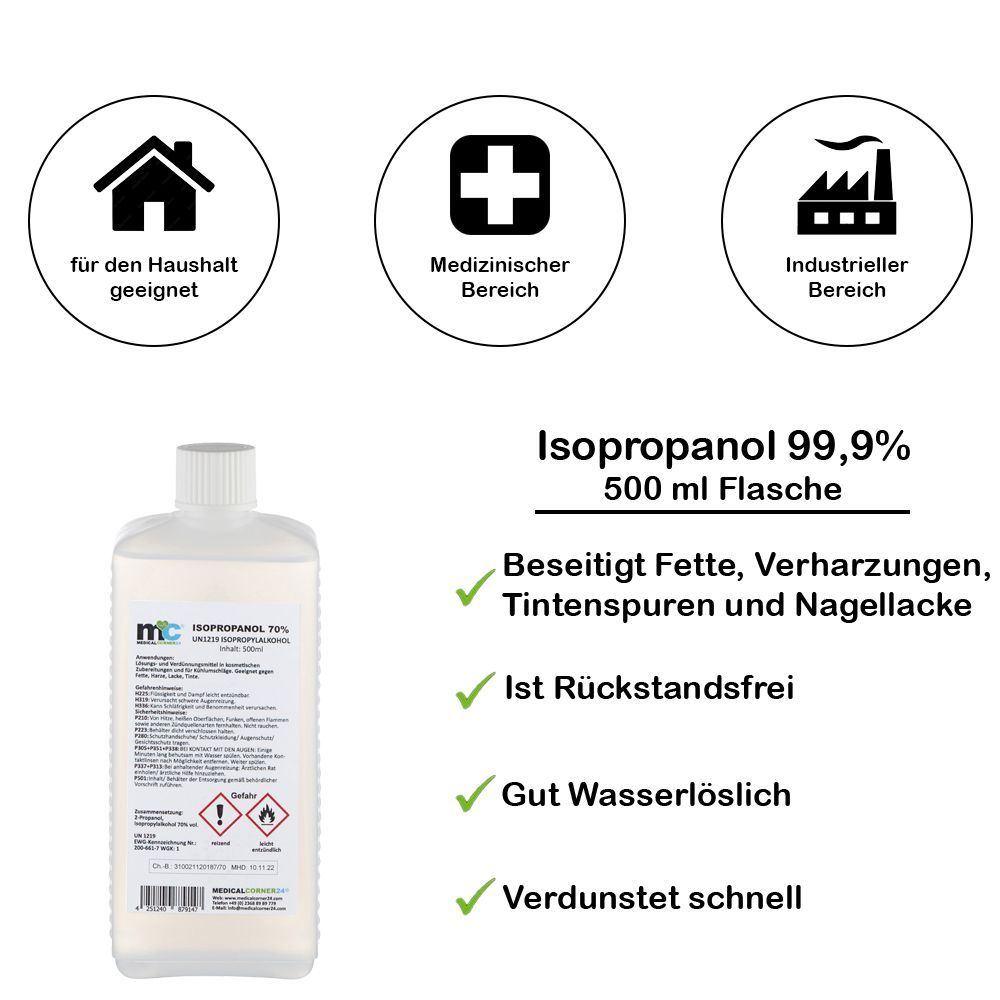 Medicalcorner24 Isopropanol 99,9%