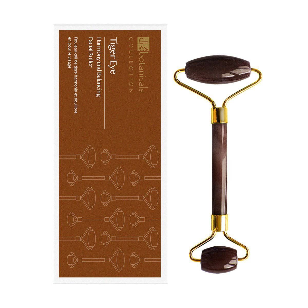 Dr Botanicals Tiger Eye Harmony and Balancing Facial Roller (Gold Metal Handle) 1 ml