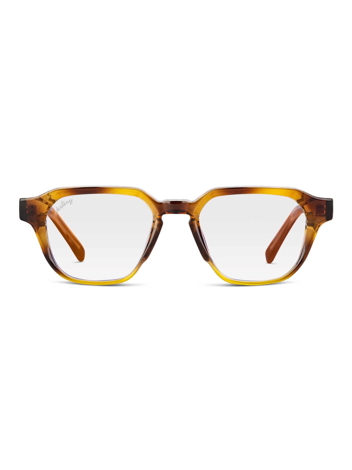 Herling occhiali anti luce blu unisex Zane Hazelnut Tortoise