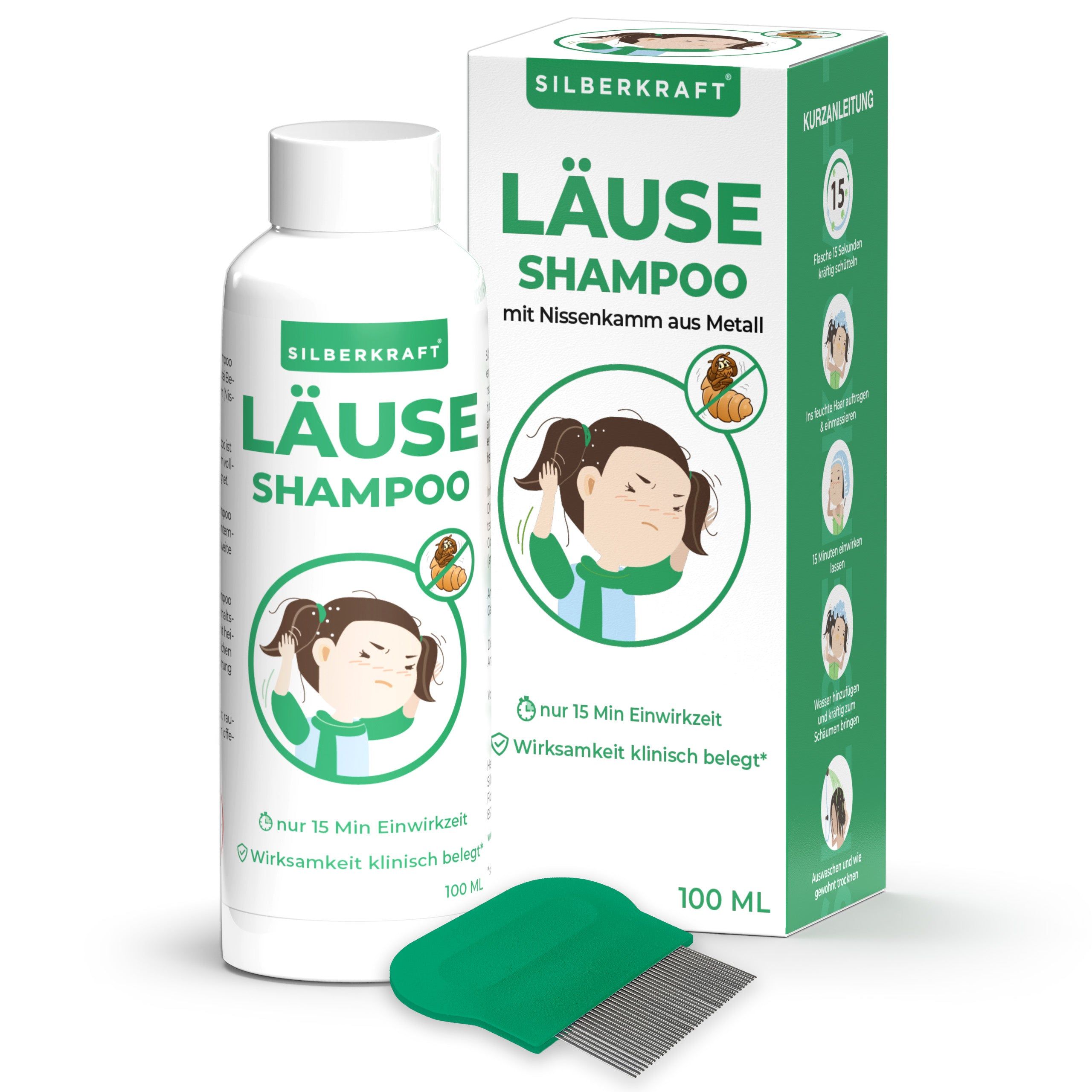 SILBERKRAFT Läuseshampoo