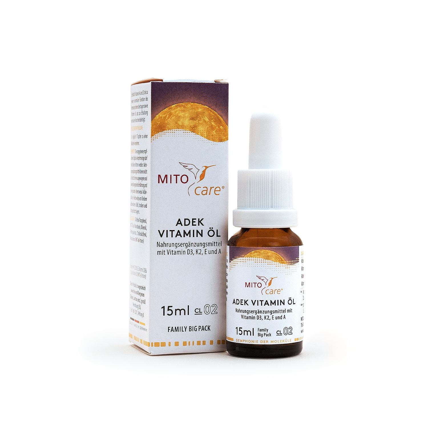 ADEK-Vitamin-Öl MITOcare Tropfen 15 ml