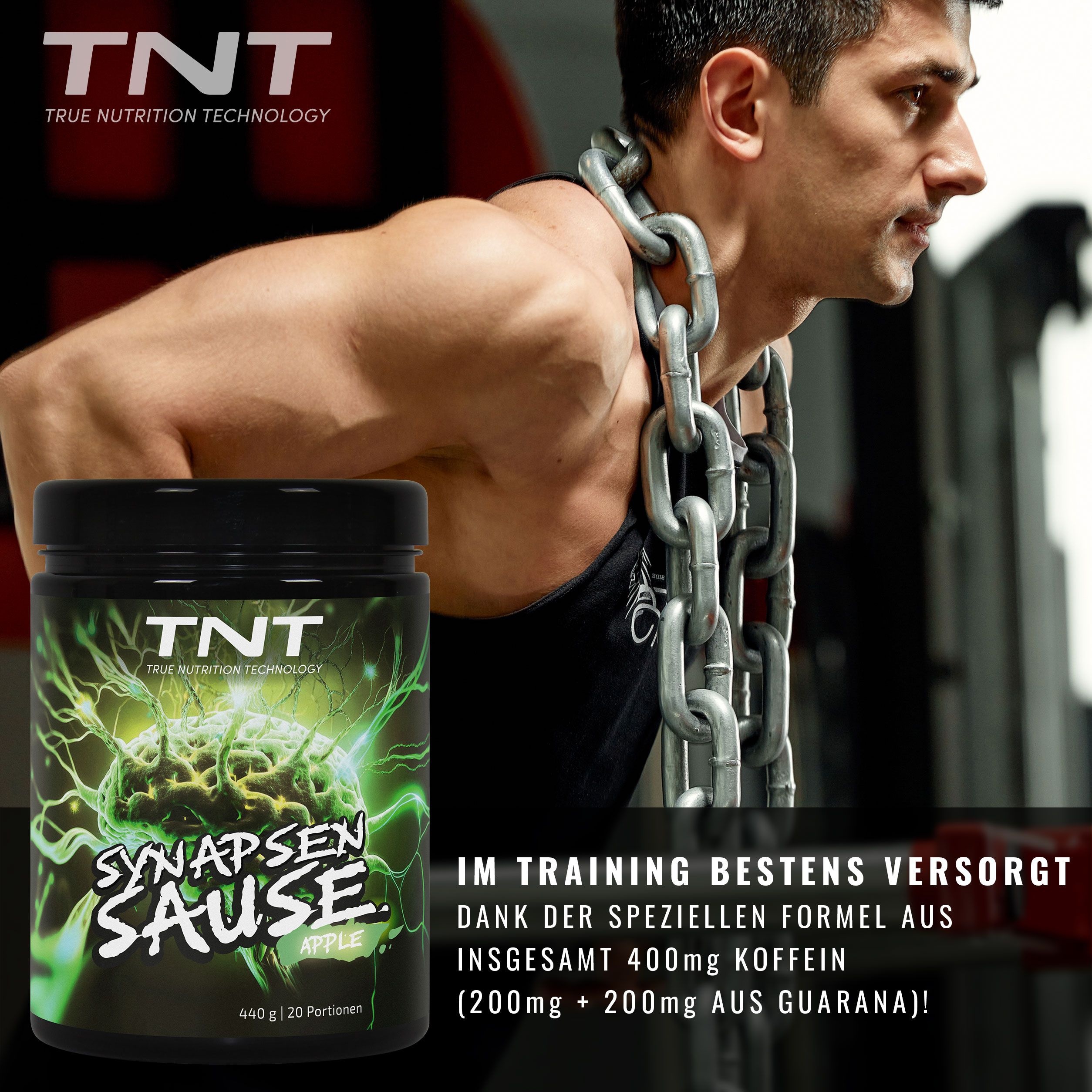 TNT Synapsensause - Pre-Workout Booster (Apfel)