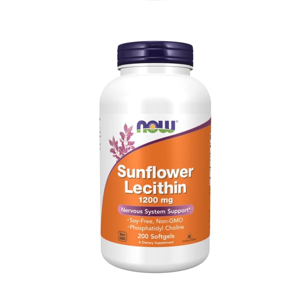 NOW Foods Sonnenblumenlecithin 200 St Weichkapseln