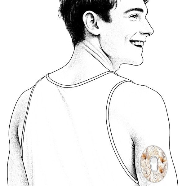 Diasticker® Dexcom G6 Fixiertapes "Grain"