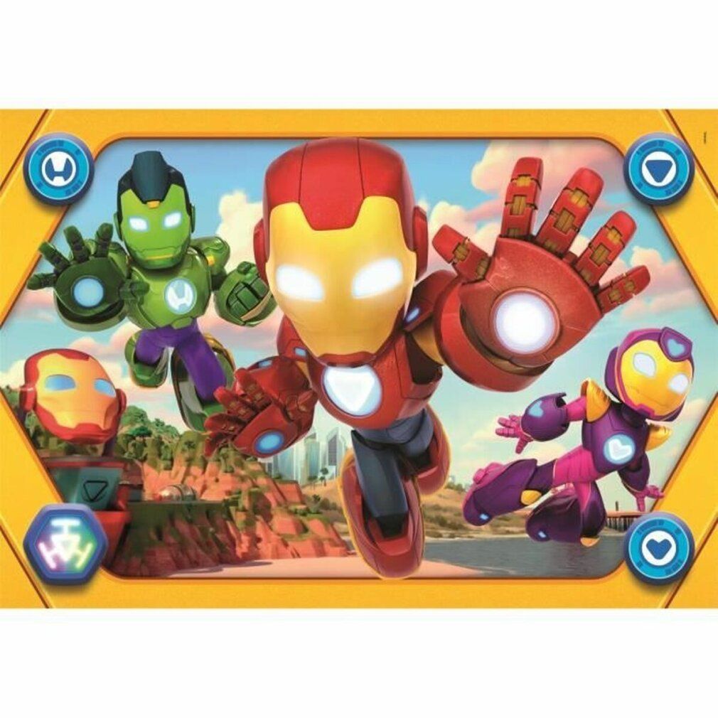 Puzzle Clementoni Maxi - Iron Man and his awesome friends 62 x 42 cm e