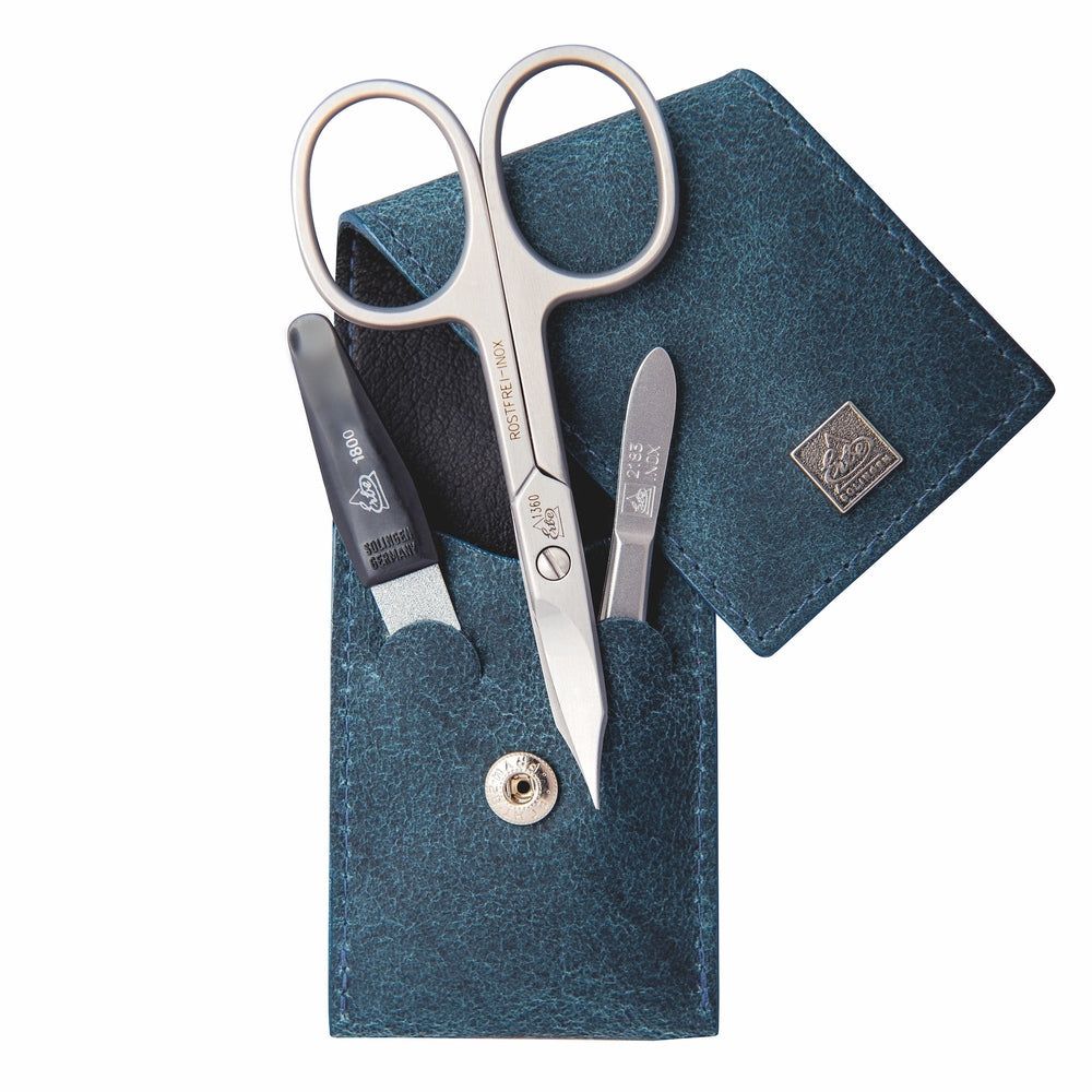 Erbe Solingen Maniküre Taschenetui inox Ocean Blue 1 St