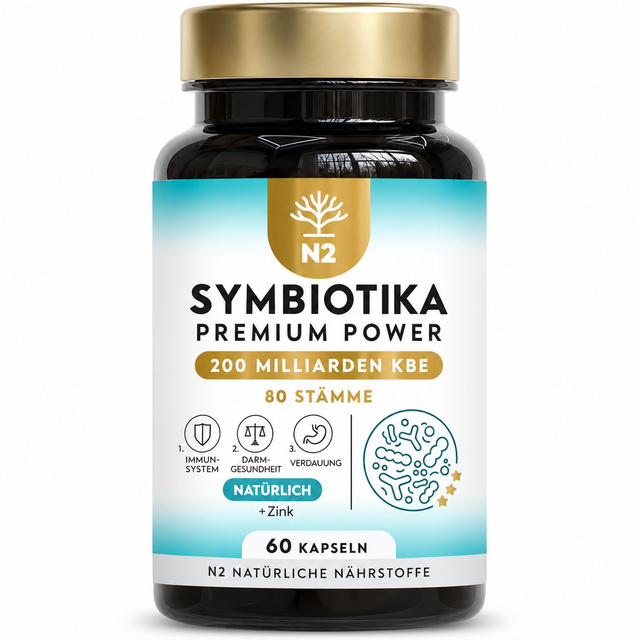 N2 Natural Nutrition Symbiotics Premium Power 60 St